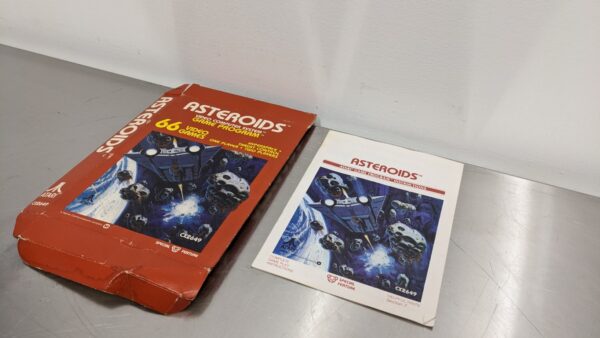Asteroids CX2649, Atari, Box and Manual 4213 3 Atari Asteroids CX2649 1