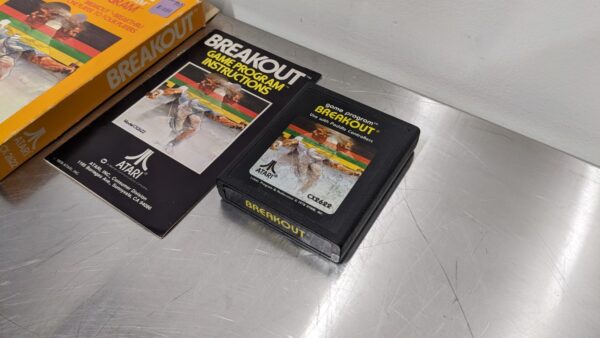 Breakout CX2622, Atari, Game Box and Manual 4214 4 Atari Breakout CX2622 1