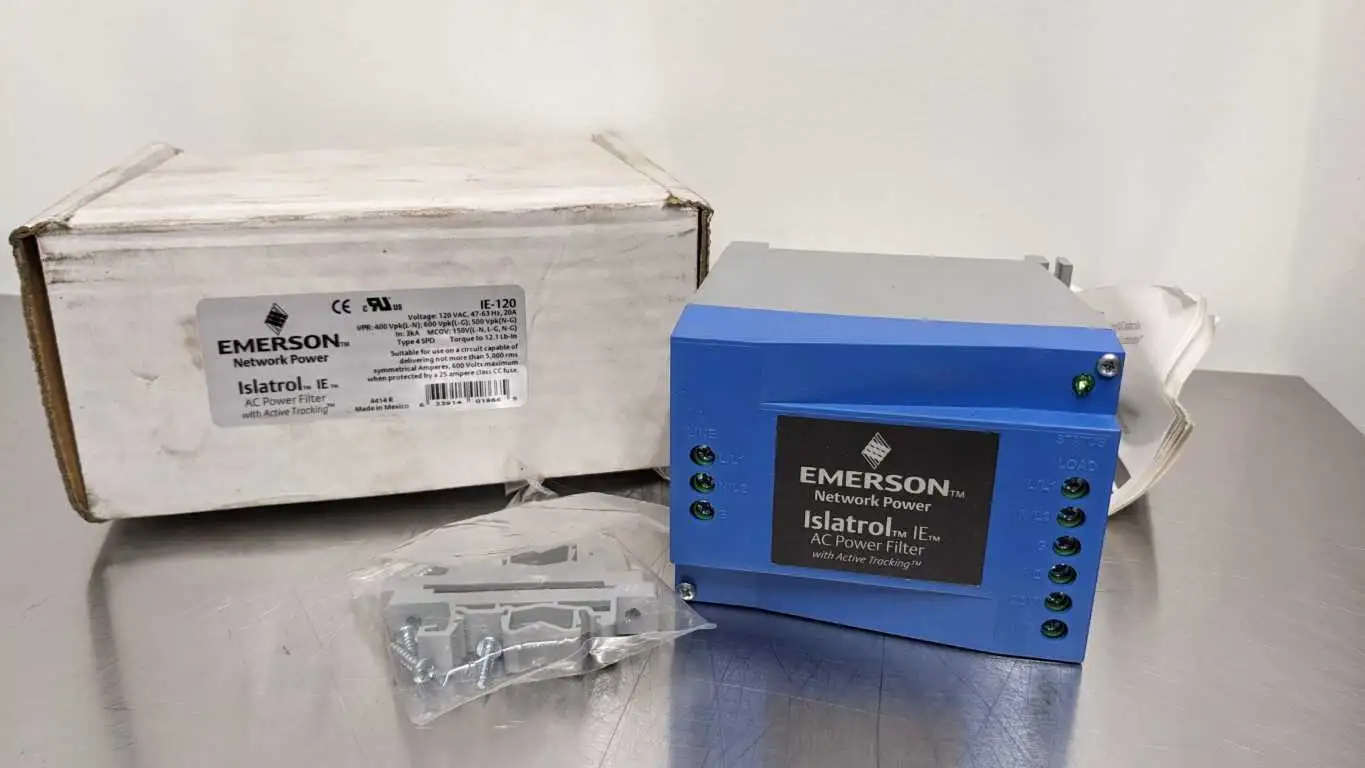 Emerson IE-120 Islatrol IE AC Power Filter 120VAC 20A 120, VAC New in Box