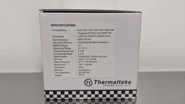 CLP0556, Thermaltake, Intel LGA 1156 1155 1150