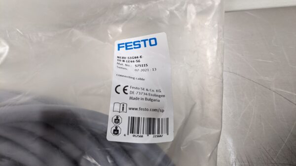NEBV-S1G44-K-10-N-LE44-S6, Festo, Connecting Cable 4273 7 Festo NEBV S1G44 K 10 N LE44 S6 1