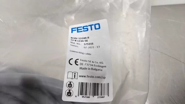 NEBV-S1G44-K-10-N-LE44-S6, Festo, Connecting Cable