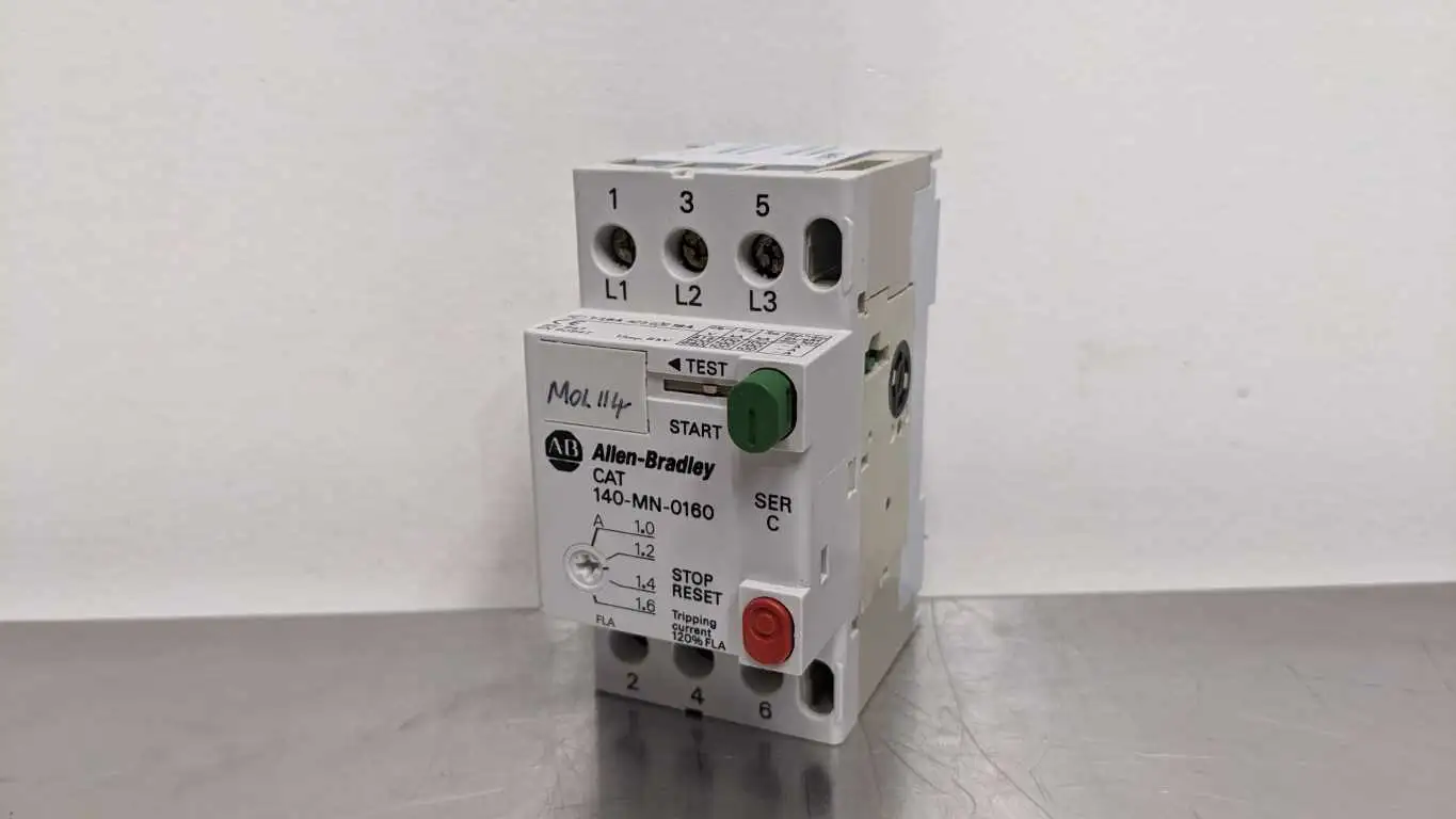 Allen-Bradley 140-MN-0160 Manual Motor Starter Circuit Breaker Ser C