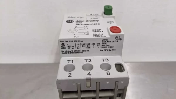 140-MN-0160, Allen-Bradley, Manual Motor Starter Circuit Breaker