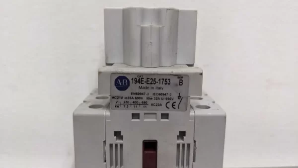 194E-E25-1753, Allen-Bradley, Load Disconnect Switch