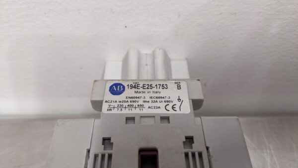 194E-E25-1753, Allen-Bradley, Load Disconnect Switch