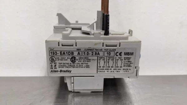 193-EA1DB, Allen-Bradley, Overload Relay