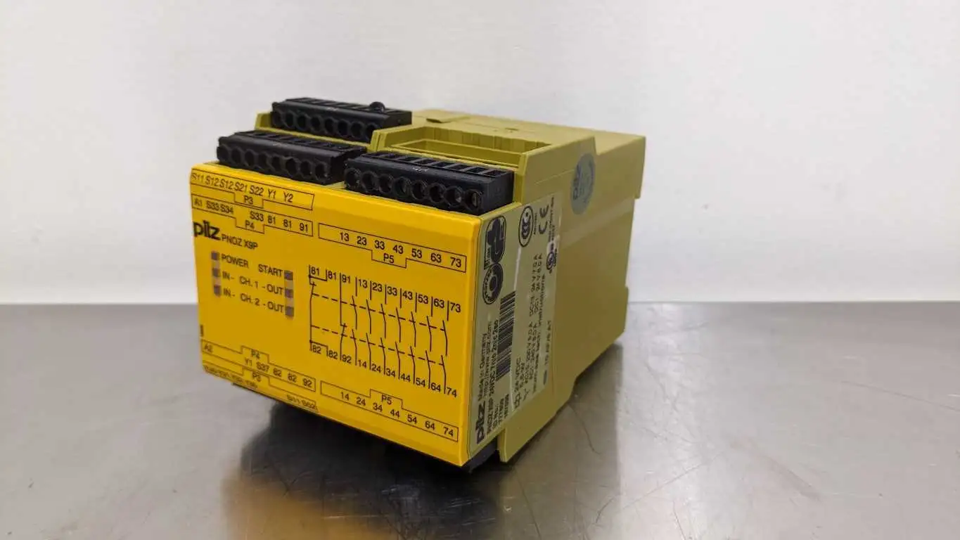 Pilz 777609 Safety Relay 24VDC 5.5W PNOZ X9P 24VDC 7n/o 2n/c 2so