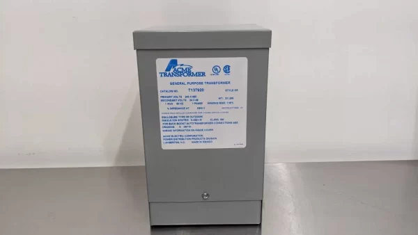 T137920, Acme, General Purpose Transformer