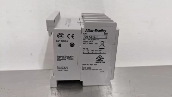 700-K31Z-ZJ, Allen-Bradley, Control Relay