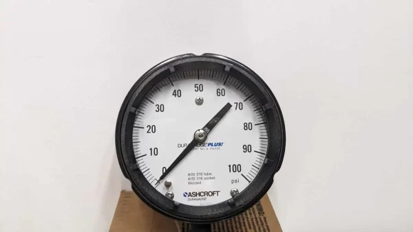 45-1279-SS-04L-100#, Ashcroft, Pressure Gauge