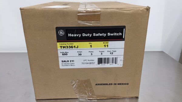 TH3361J, GE, Heavy Duty Safety Switch 4333 1 GE TH3361J 1
