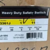 GE TH3361J Heavy Duty Safety Switch 30A/600V 600V 30A Fusible Disconnect Type 12