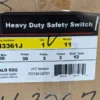 GE TH3361J Heavy Duty Safety Switch 30A/600V 600V 30A Fusible Disconnect Type 12