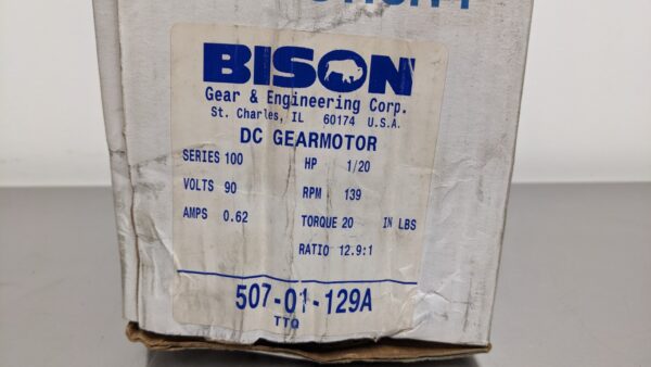 507-01-129A, Bison, DC Gearmotor