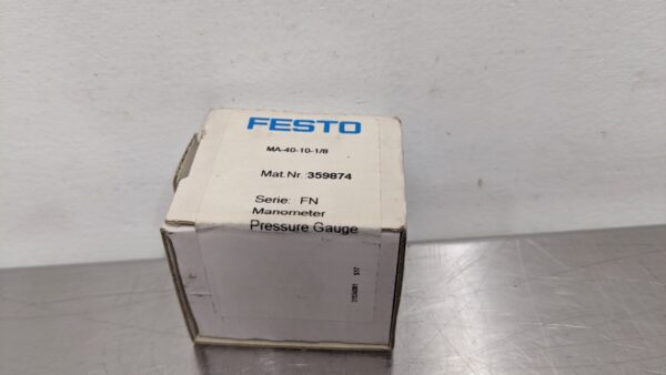 MA-40-10-1/8, Festo, Manometer Pressure Gauge 4342 5 Festo MA 40 10 1 8 1