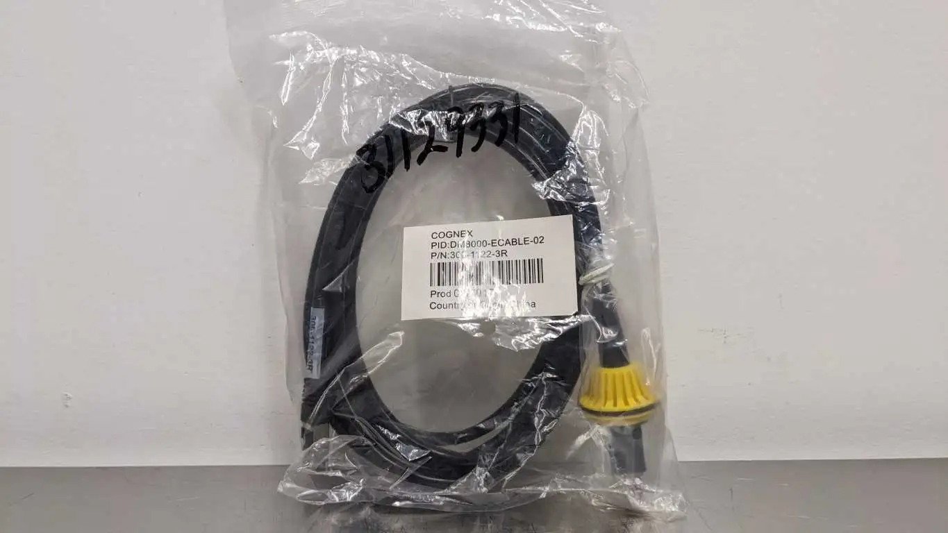 Cognex 300-1122-3R Ethernet Cable DM8000-ECABLE-02