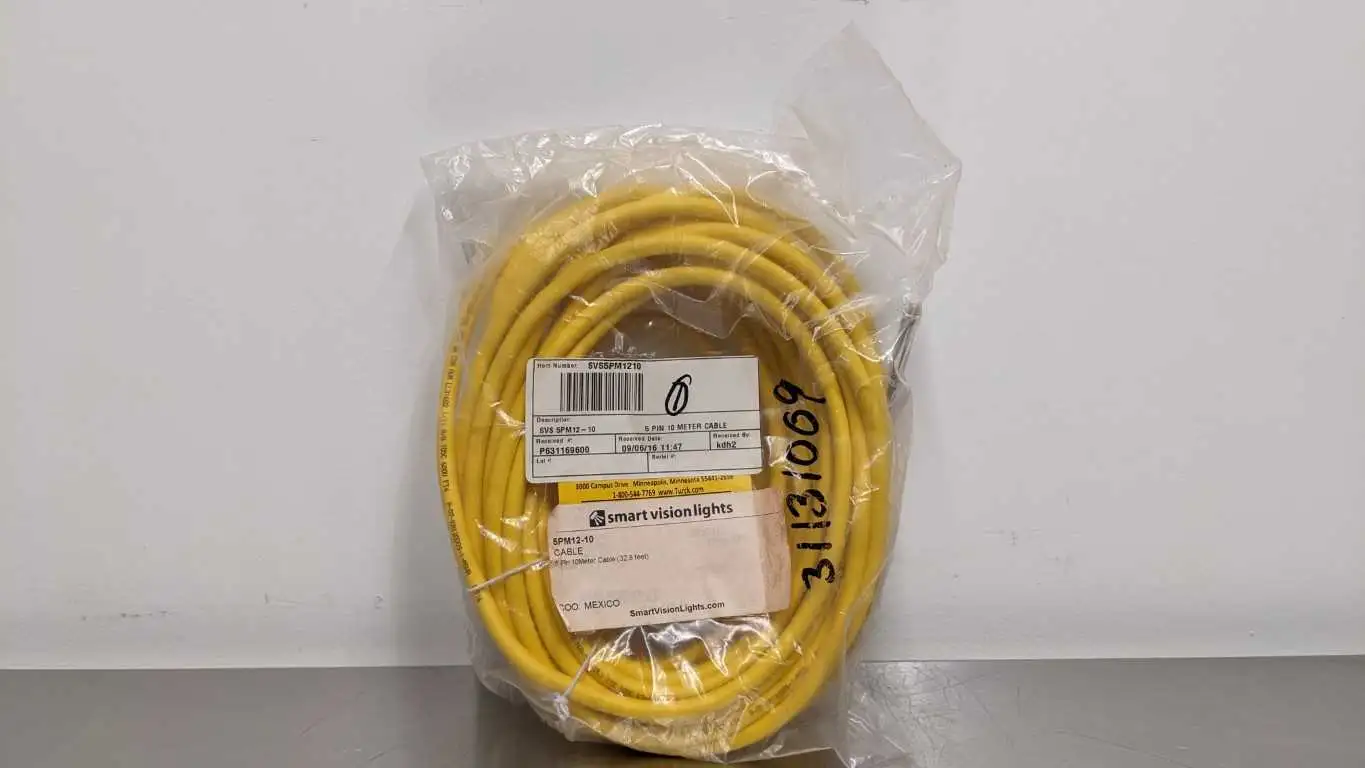 Turck RKC 4.5T-10/CS14274 SVS5PM1210 5 Pin 10 Meter Cable U2-22254 SVS 5PM12-10 euro fast