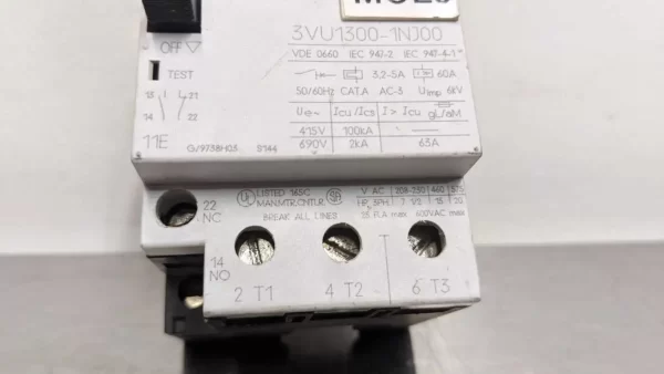 3VU1300-1NJ00, Siemens, Circuit Breaker Motor Protector