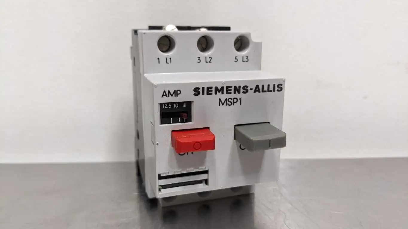 Siemens MSP10P Starter Protector 8-12.5A 115/200/230/380/460/575/600VAC