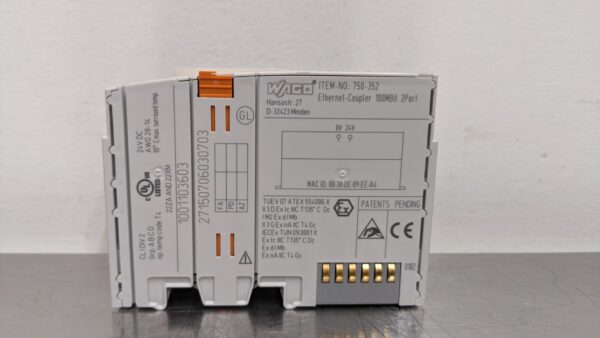 750-352, Wago, Ethernet Coupler 100Mbit 2 Port 4373 4 Wago 750 352 1