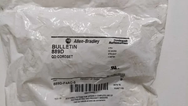 889D-F4AC-5, Allen-Bradley, QD Cordset