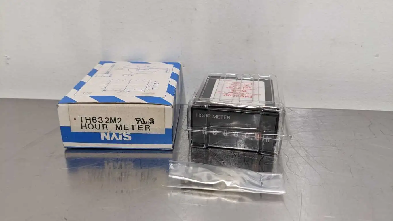 Nais TH632M2 Hour Meter 22.2mm x 45mm Mounting Hole Matsushita Panasonic