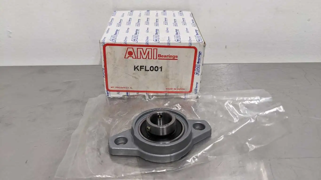 AMI Bearings KFL001 2 Bolt Flange Mount Bearing 12mm Shaft Diameter