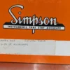 Simpson 523 Panel Meter 0-25 DC Microamps Cat No 15015