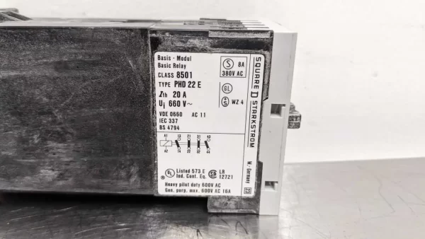 8501 PHD22E, Square D, Control Relay