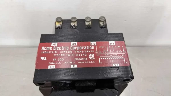 TA-1-81143, Acme, Industrial Control Transformer