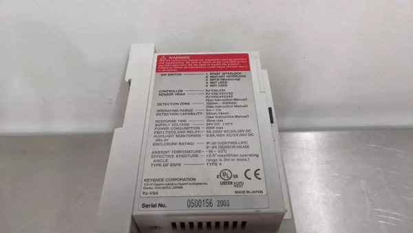 PJ-V90, Keyence, Light Curtain Controller