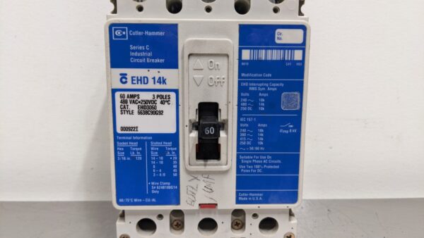 EHD3060, Cutler-Hammer, Circuit Breaker