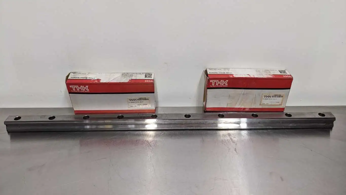 THK HSR25A1SS Linear Blocks and Rail 22-13/16″ Rail 580mm