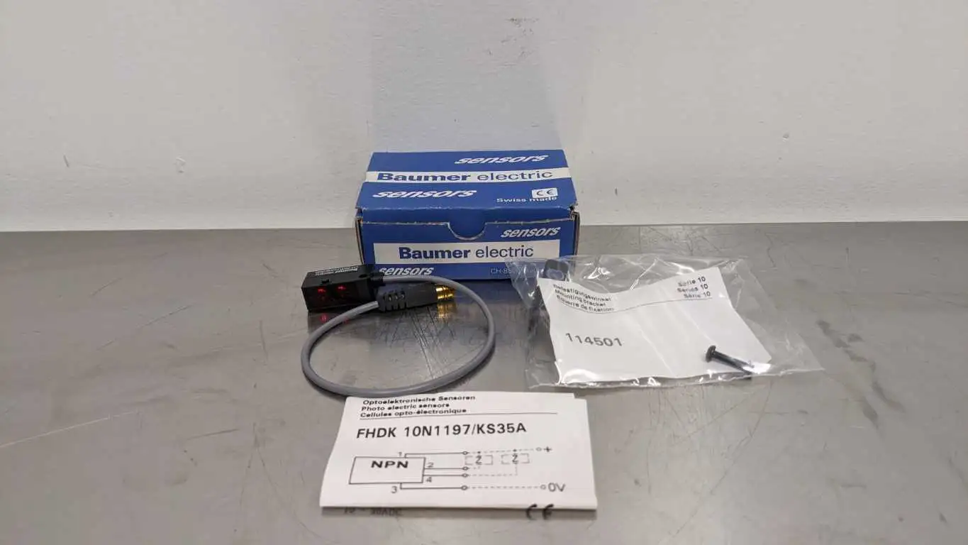 Baumer FHDK 10N1197/KS35A Photo Electric Sensor Adjustable Switching Distance CH-8500