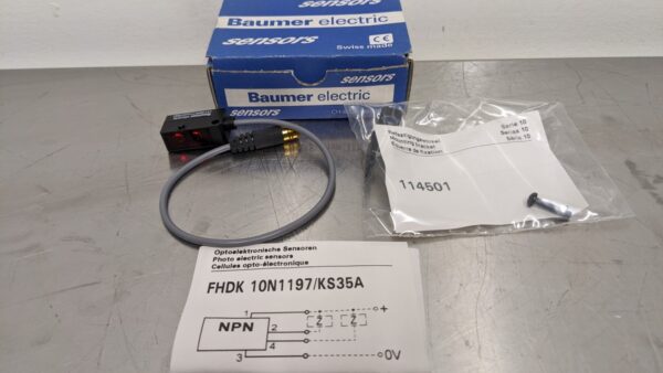 FHDK 10N1197/KS35A, Baumer, Photo Electric Sensor