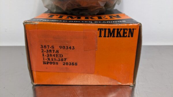 387-S 90343, Timken, Tapered Roller Bearing Assembly 4457 2 Timken 387 S 90343 1