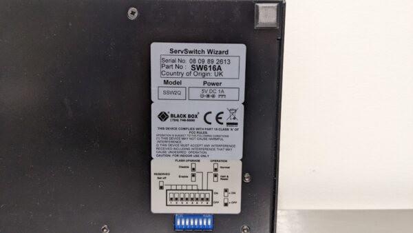 SW616A, Black Box, Multihead Quad-Video KVM Switch 4459 8 Black Box SW616A 1