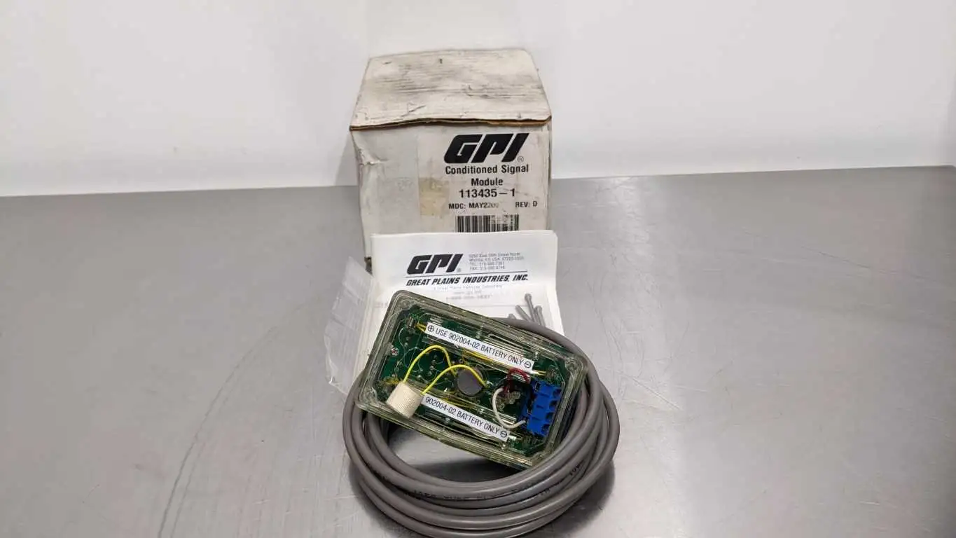 GPI 113435-1 Conditioned Signal Module Rev D