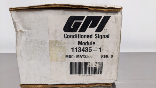 113435-1, GPI, Conditioned Signal Module 4463 9 GPI 113435 1 1