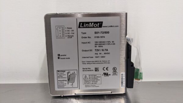 S01-72/500, LinMot, Power Supply 4466 3 LinMot S01 72 500 1