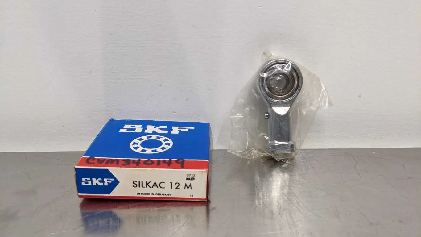 SKF SILKAC 12 M Rod End Spherical Bearing 12mm ID 33mm OD 16mm Wide M12 Thread Female SILKAC12M