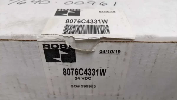 8076C4331W, Ross, Solenoid Valve