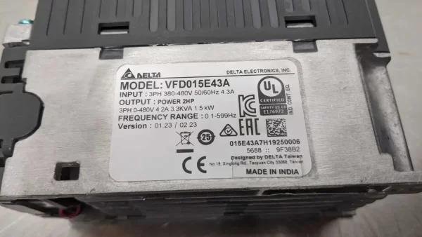 VFD015E43A, Delta, AC Drive