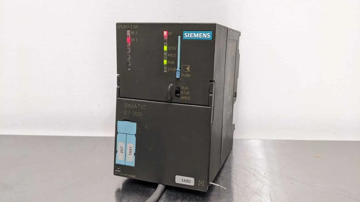 Siemens 6ES7 317-2AJ10-0AB0 CPU Module 24VDC SIMATIC S7-300 CPU317-2 DP