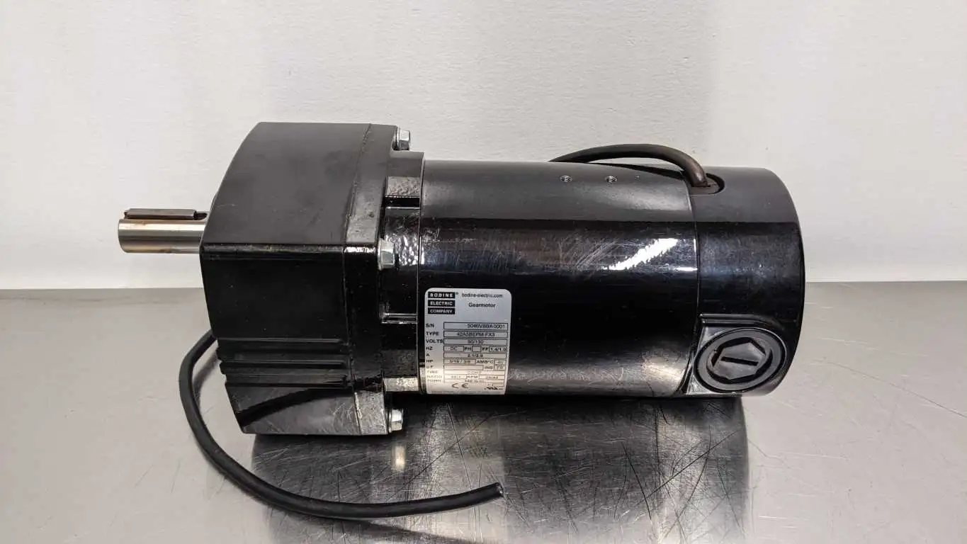 Bodine 42A5BEPM-FX3 DC Gearmotor 3/16, 3/8HP 60:1 29/42 RPM 90/130VDC