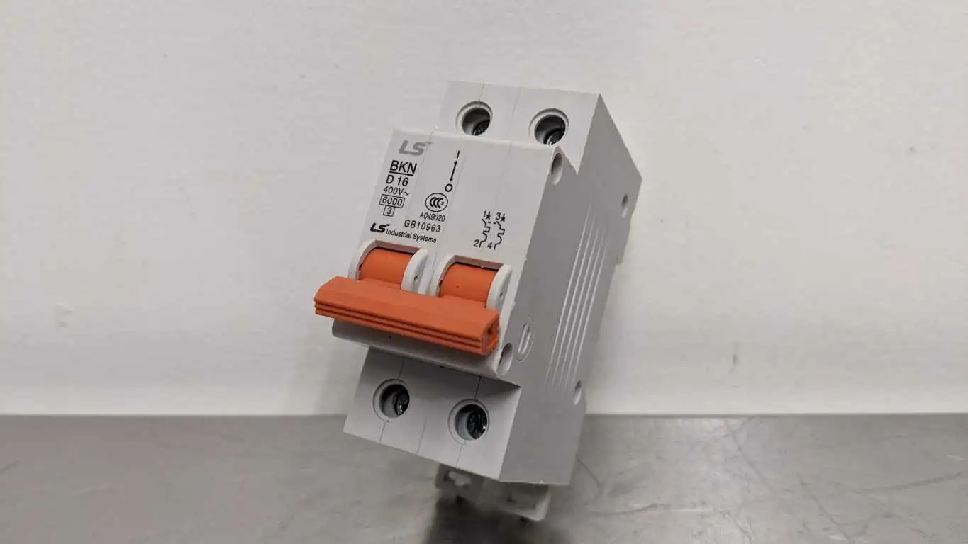 LS Industrial MEC BKN D 16 Miniature Circuit Breaker 16A 400VAC 2 Pole