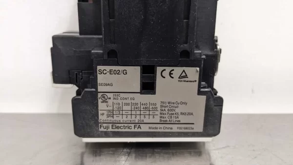 SC-E02-G, Fuji, Contactor