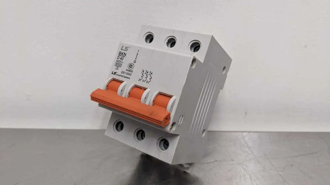 LS Industrial MEC BKN D 40 Miniature Circuit Breaker 40A 400VAC 3 Pole