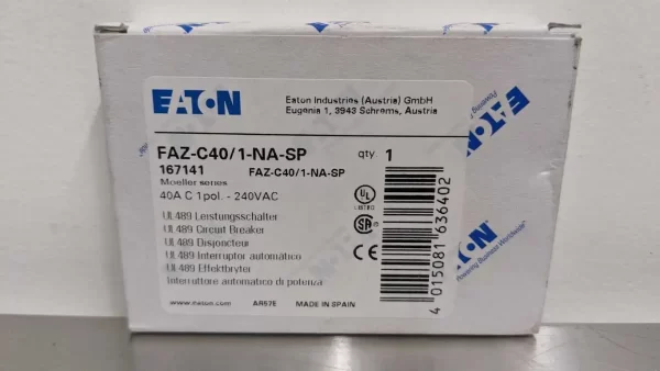 FAZ-C40/1-NA-SP, Eaton, Miniature Circuit Breaker